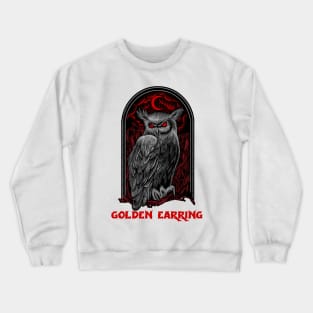 The Moon Owl Golden Earring Crewneck Sweatshirt